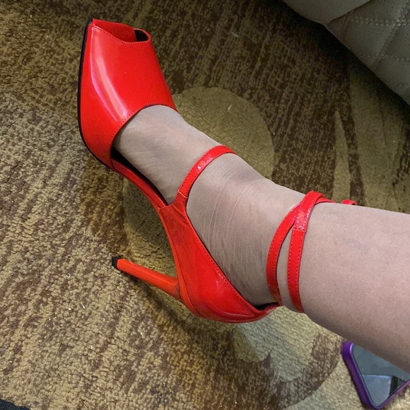 VIA SPIGA MADE IN ITALY RED HIGH HEEL SHOES - Picture 10 of 10